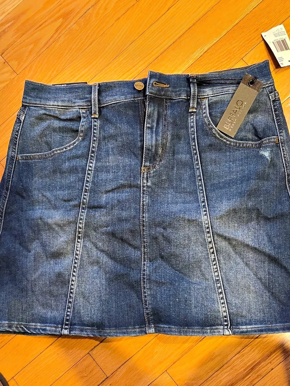 Denim Mini Skirt Size 29 NWT